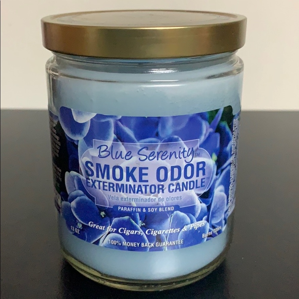 Blue Serenity Smoke Odor Candle